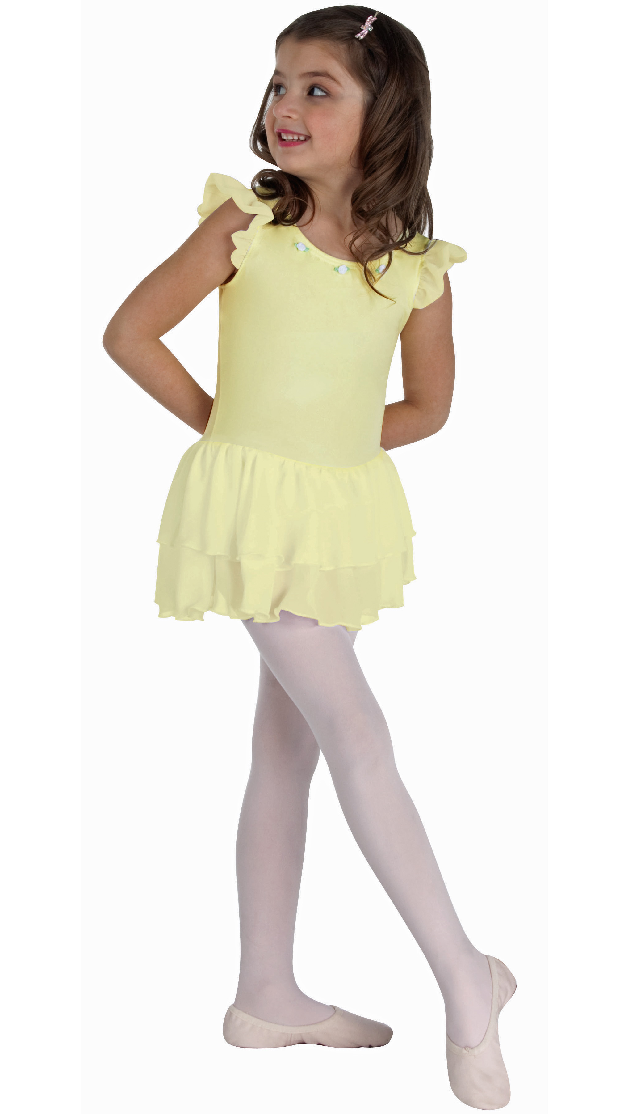 Microfiber Tank Ballet Leotard with Skirt - GIRLS – Body Wrappers