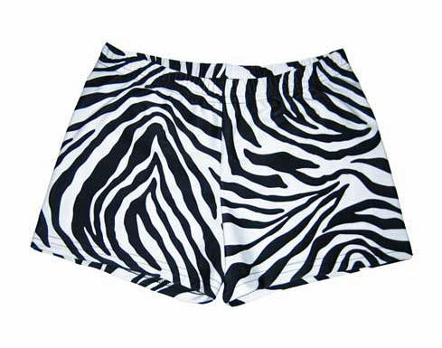 Zebra Print Hot Short - Baum's Dancewear