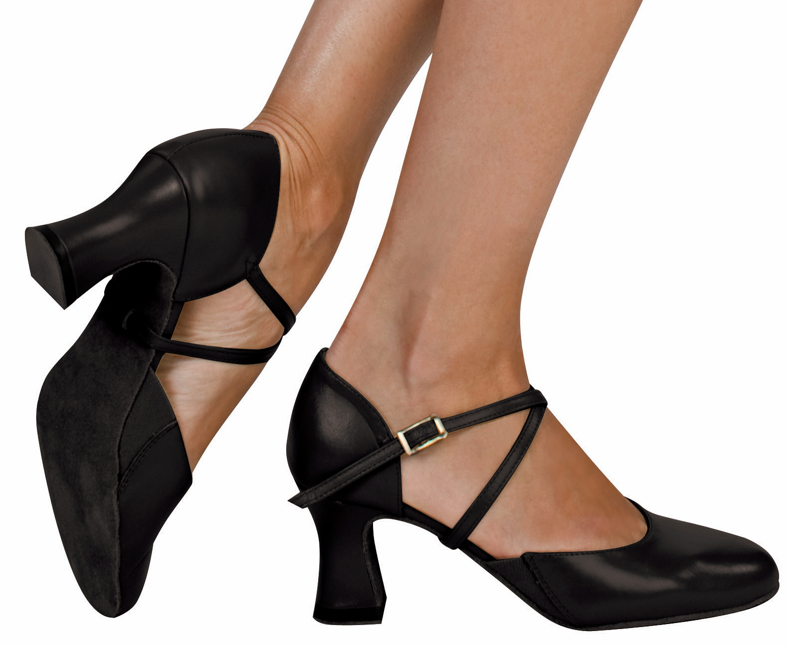 New Angelo Luzio Cabaret Fusion Rita Suede Sole Leather Ballroom Shoes 2" Heel 