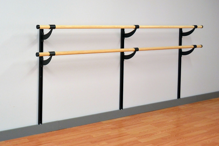 Non-Slip Base Iron Ballet Bar Freestanding ZEHNHASE Adjustable Ballet Bar Double Bar 